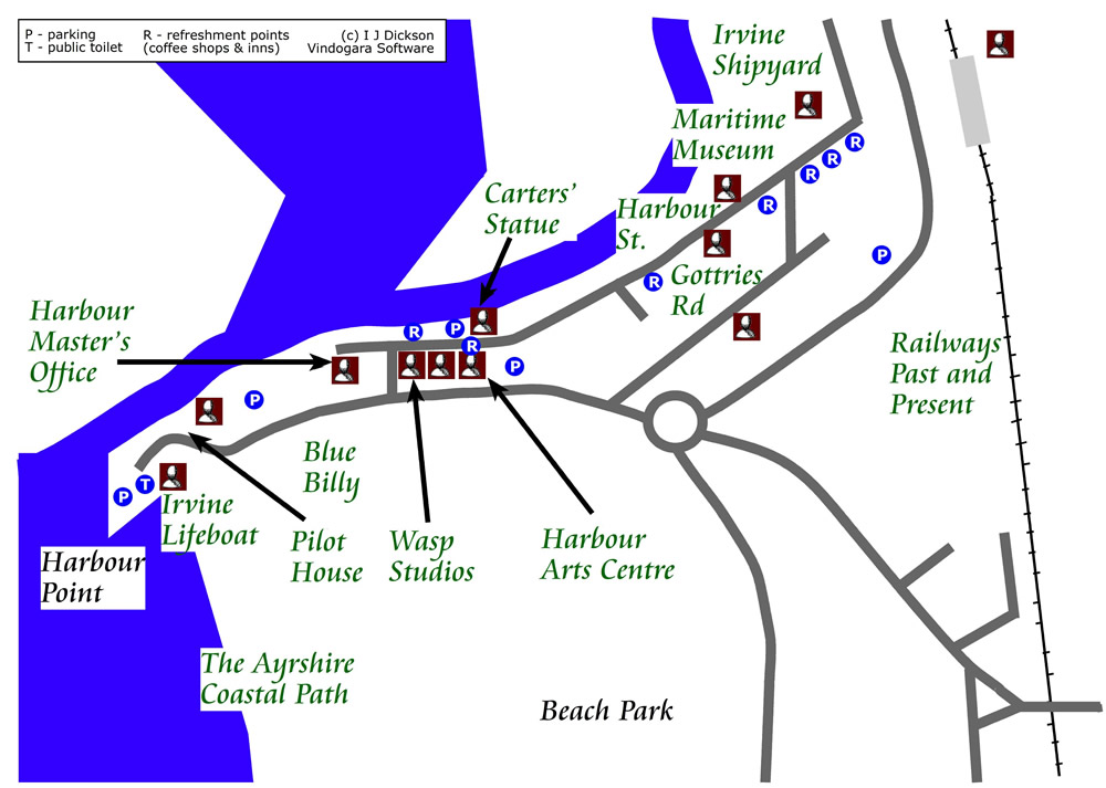 Irvineharbourside Map